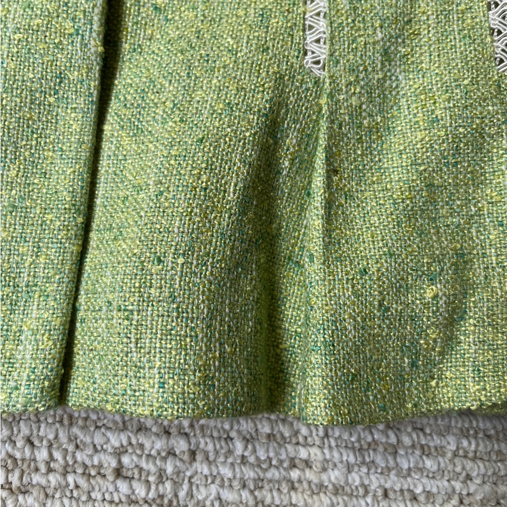 Kay Under New York Linen Silk Blazer Green size 12 - Picture 10 of 14